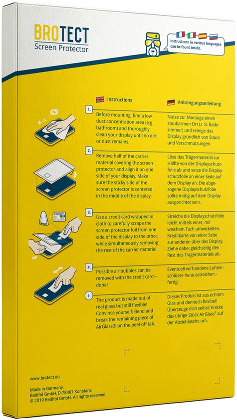 BROTECT - Protecteur d'écran pour Fairphone 4 - Film de protection Verre de protection mat