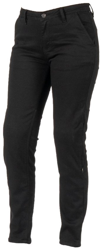 MOTOBLOUZ Motorbroek CHINO EVO DAMES vrouw Zwart 40 CE-gekeurd