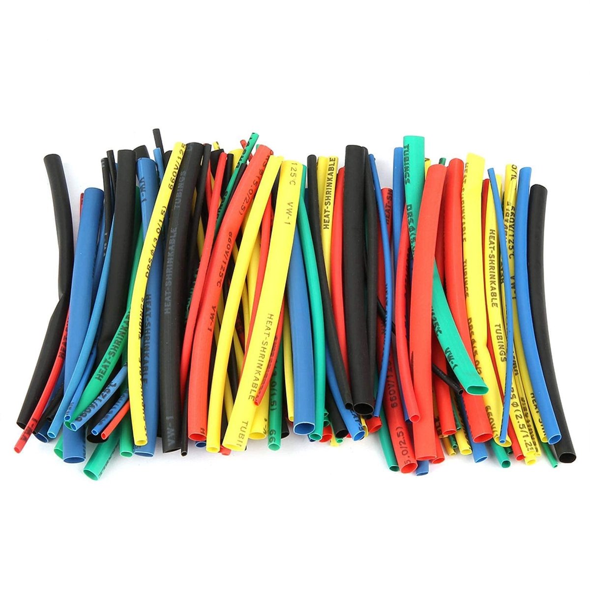 Tyenaza Heat Shrink Hose Kit - 100pcs Meerkleurige Isolatieslangen voor Elektrische Verbindingen
