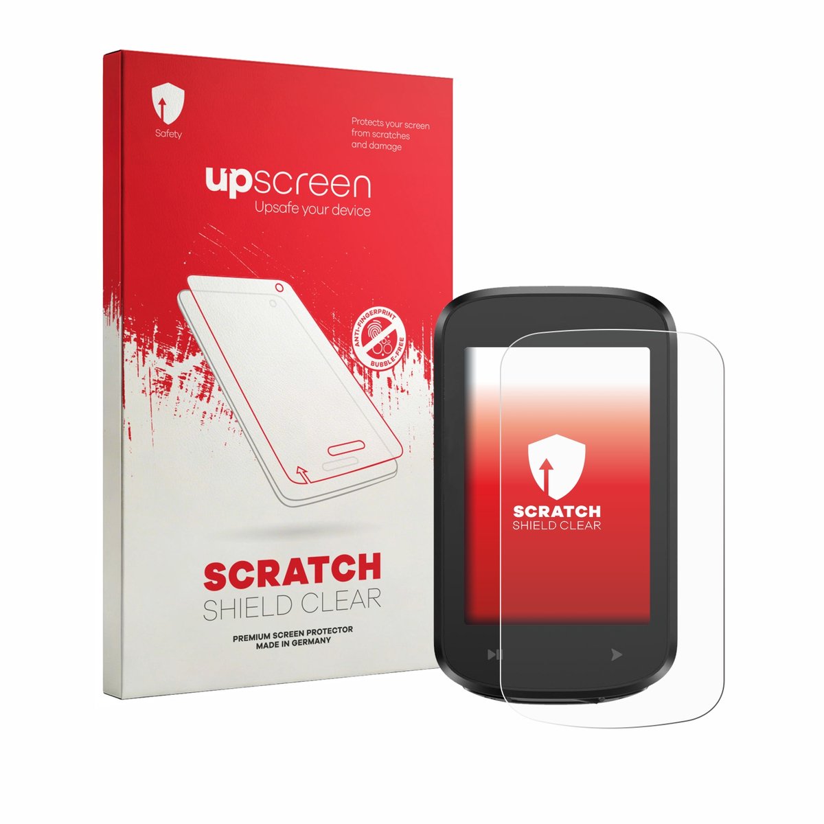 upscreen - Screenprotector voor igpsport BSC100MAX - Folie Beschermfolie transparant