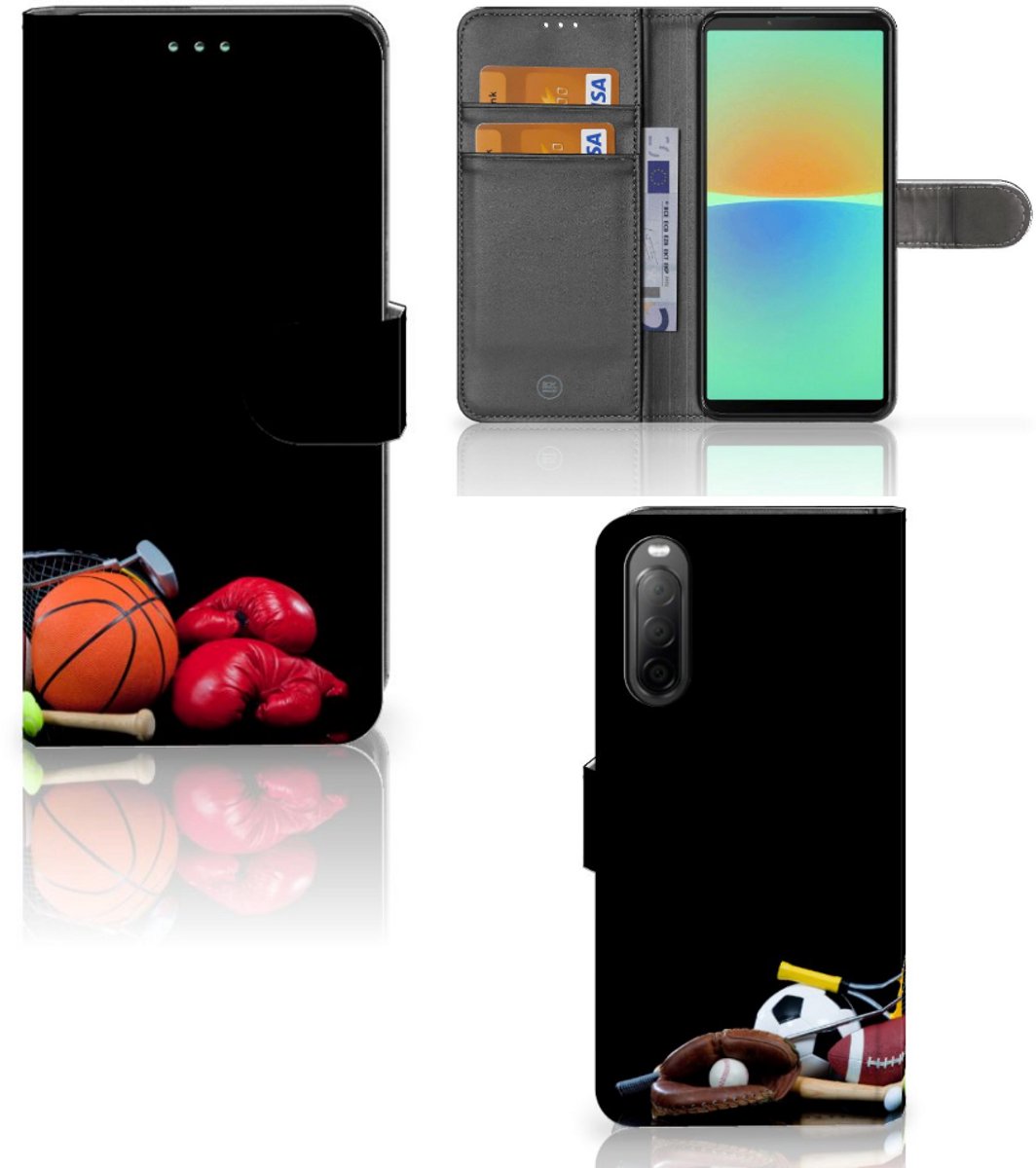 Sony Xperia 10 IV Wallet Case met Pasjes Sports
