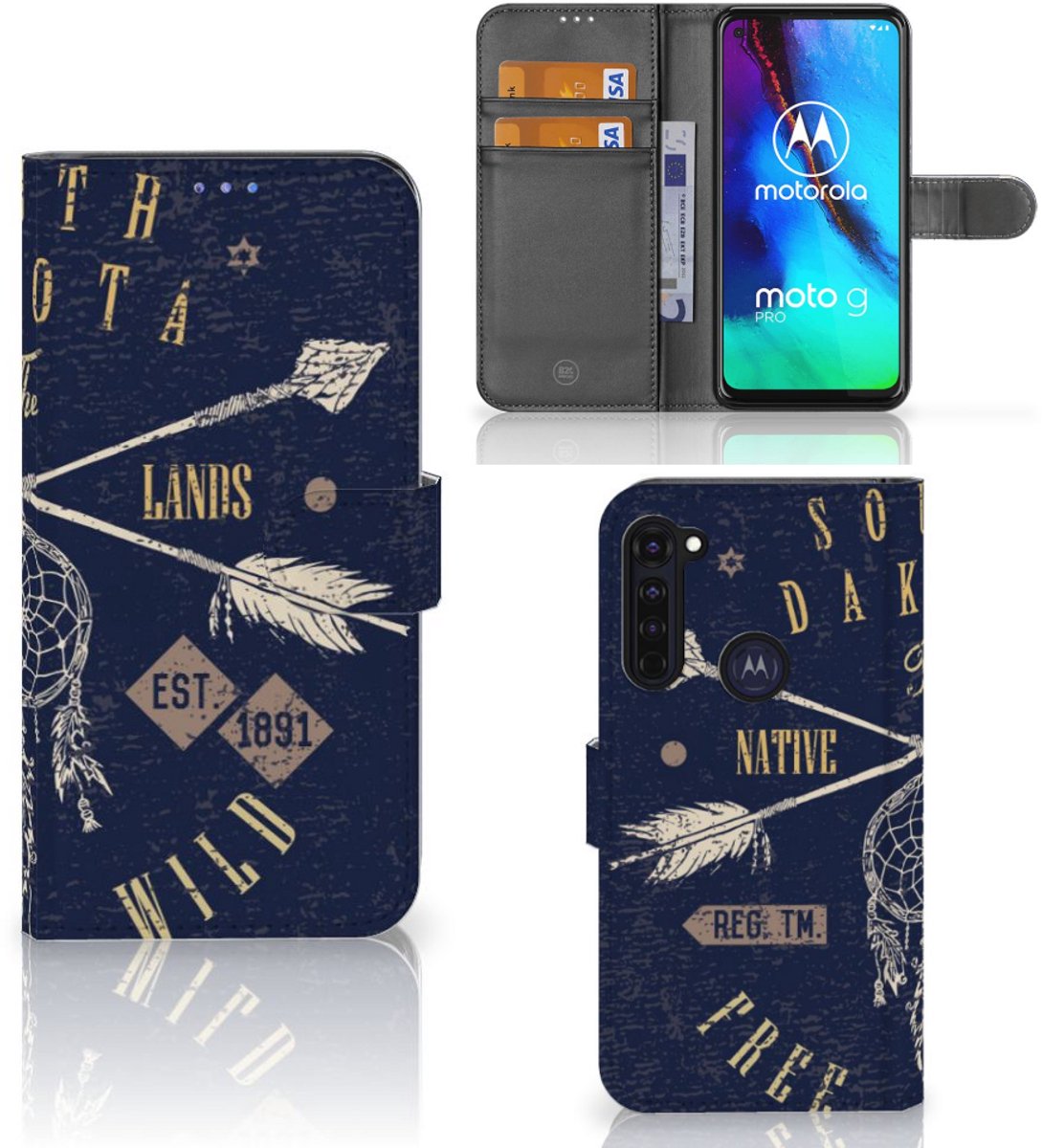Motorola Moto G Pro Flip Cover South Dakota