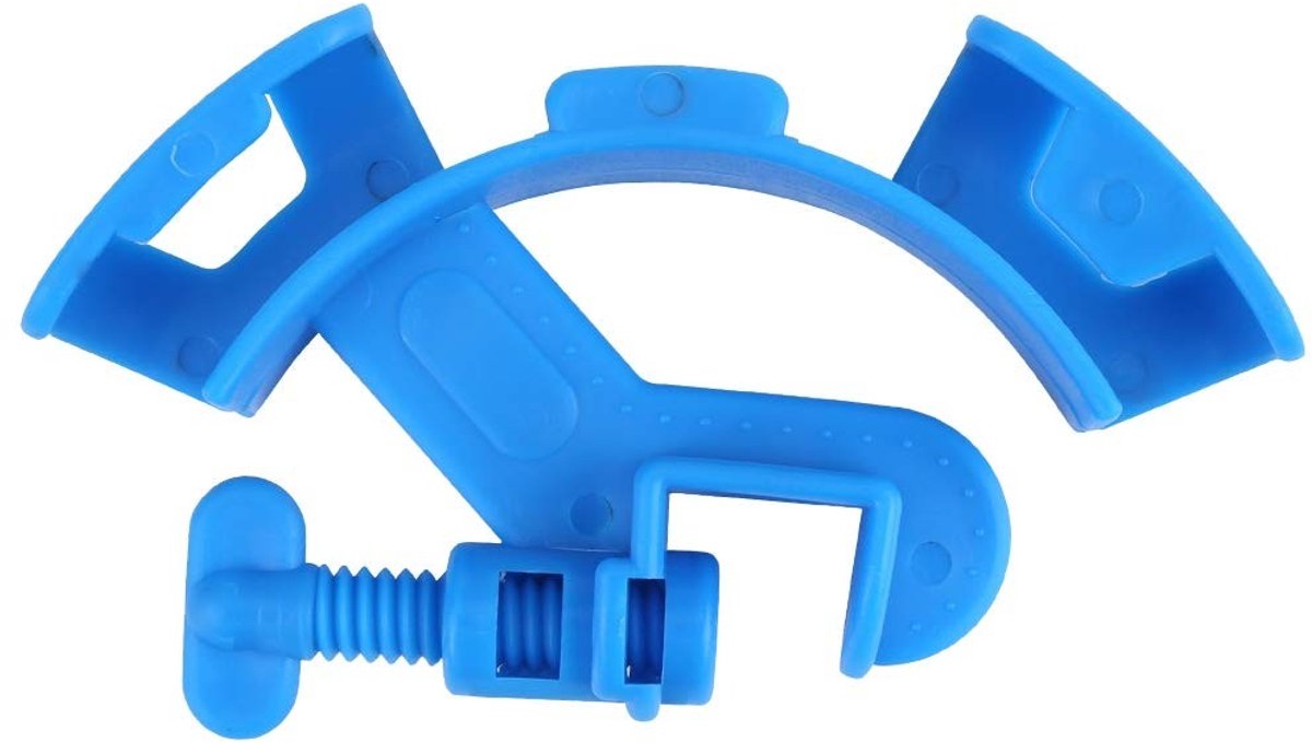 Cosensi - Aquarium Hookah Holder - Aquarium Hose Holder - Eenvoudig te installeren - Blauw - Filtratiehouder - Handig voor aquarium - Voor waterpijp
