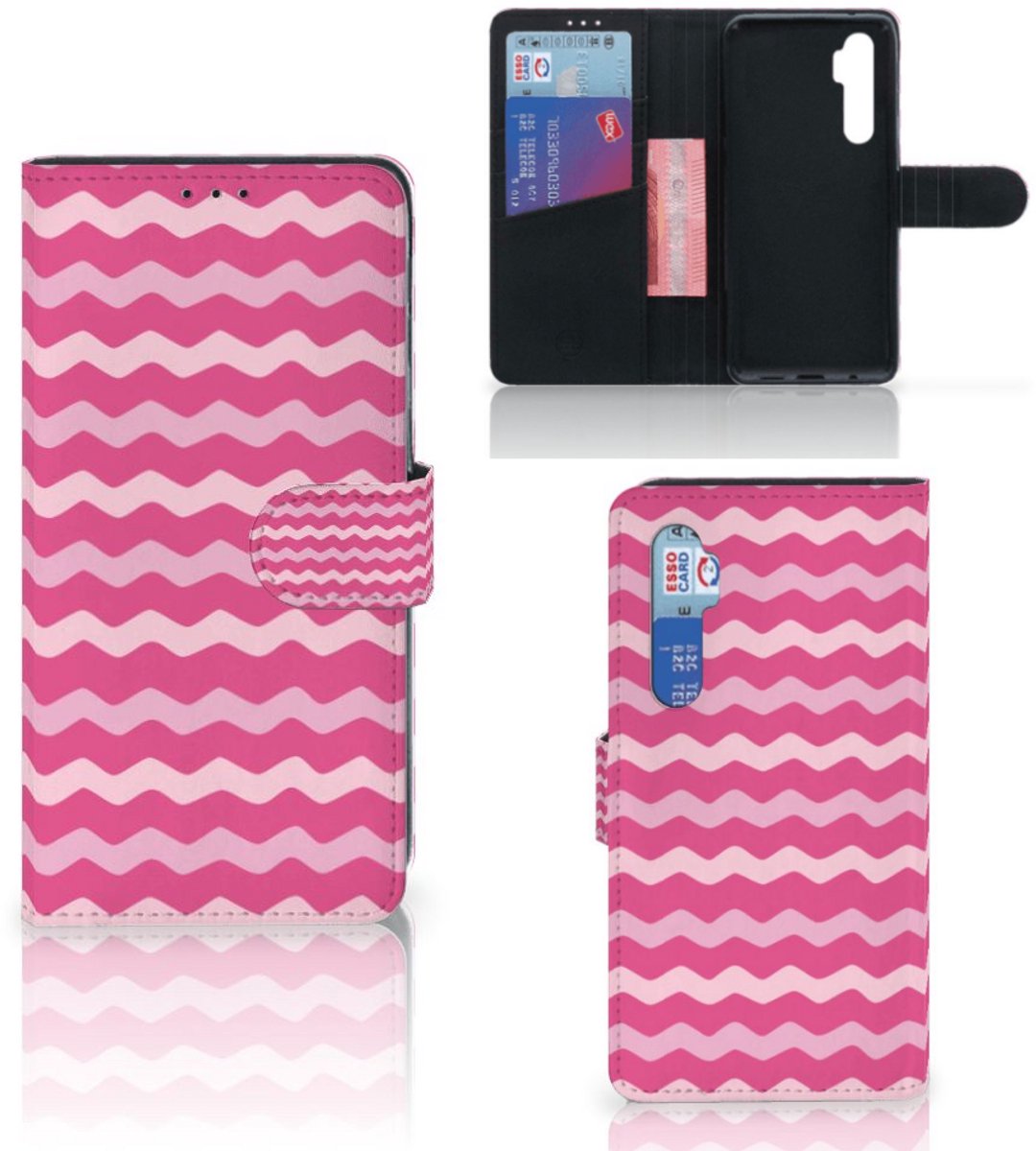 Xiaomi Mi Note 10 Lite Telefoon Hoesje Waves Pink