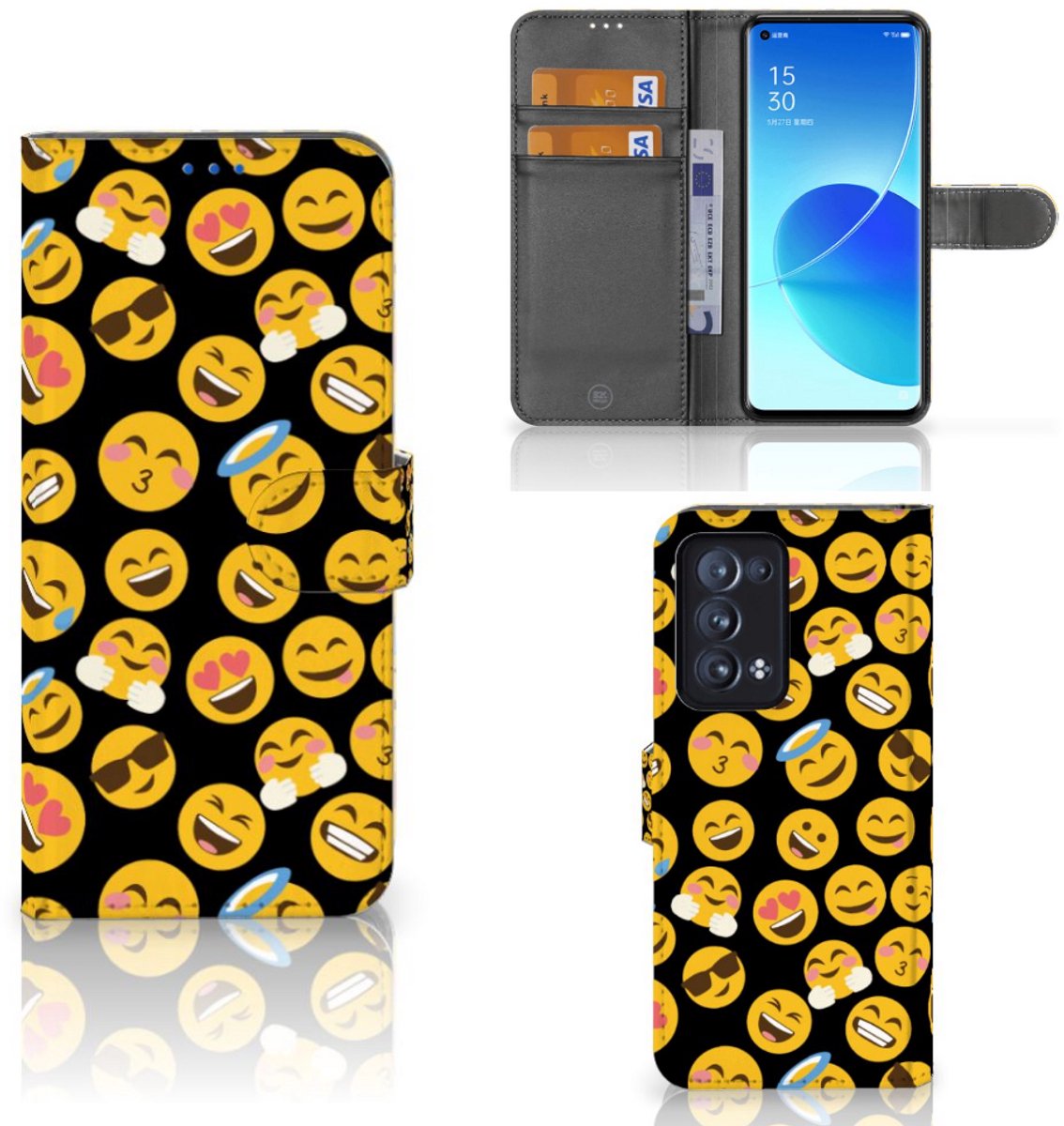 OPPO Reno 6 Pro Plus 5G Telefoon Hoesje Emoji