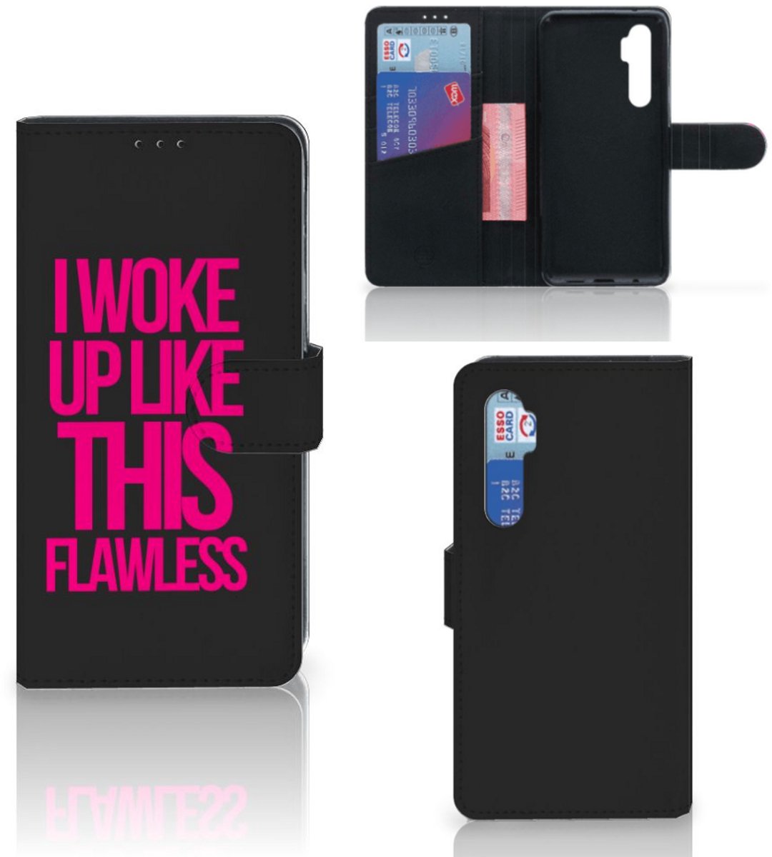 Xiaomi Mi Note 10 Lite Hoesje met naam Woke Up - Origineel Cadeau Zelf Maken