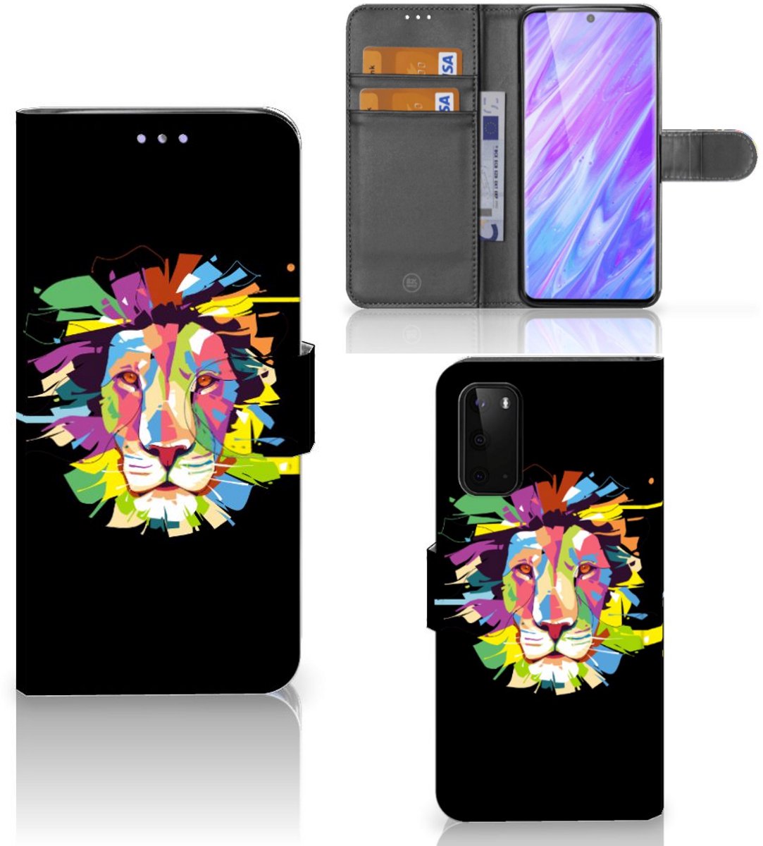 Samsung Galaxy S20 Leuk Hoesje Lion Color