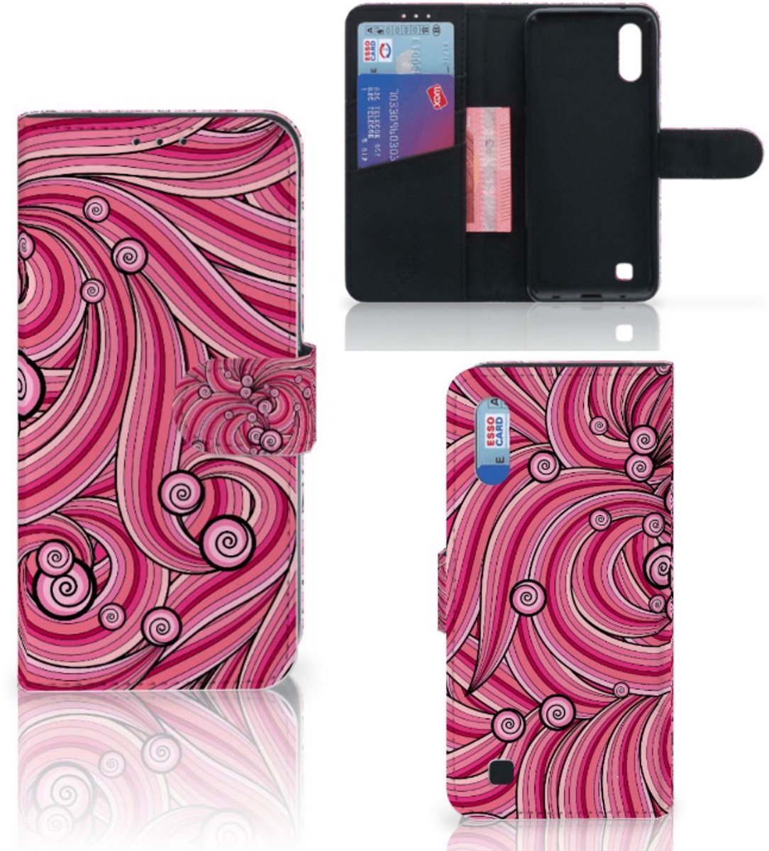Samsung Galaxy M10 Hoesje Swirl Pink