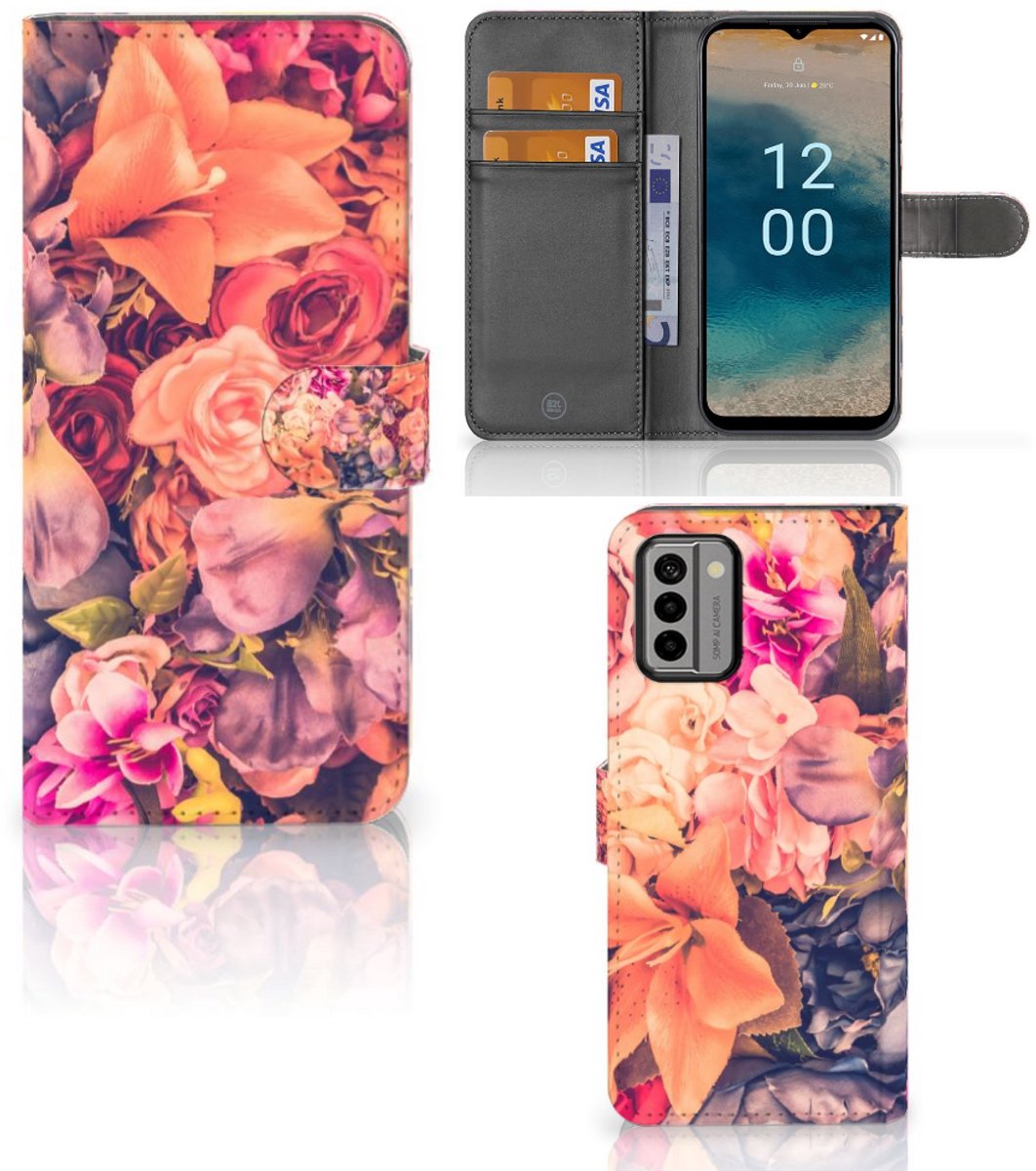 Nokia G22 Hoesje Bosje Bloemen