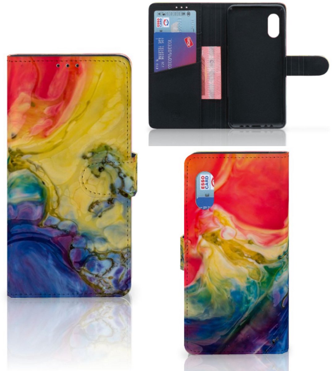Hoesje Samsung Xcover Pro Watercolor Dark