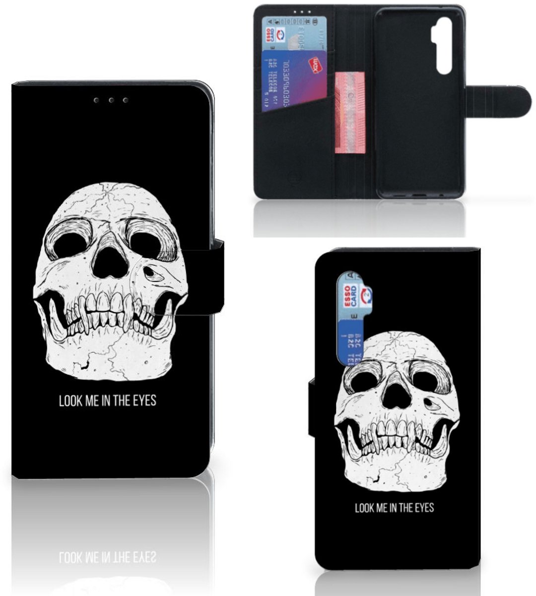 Telefoonhoesje met Naam Xiaomi Mi Note 10 Lite Skull Eyes