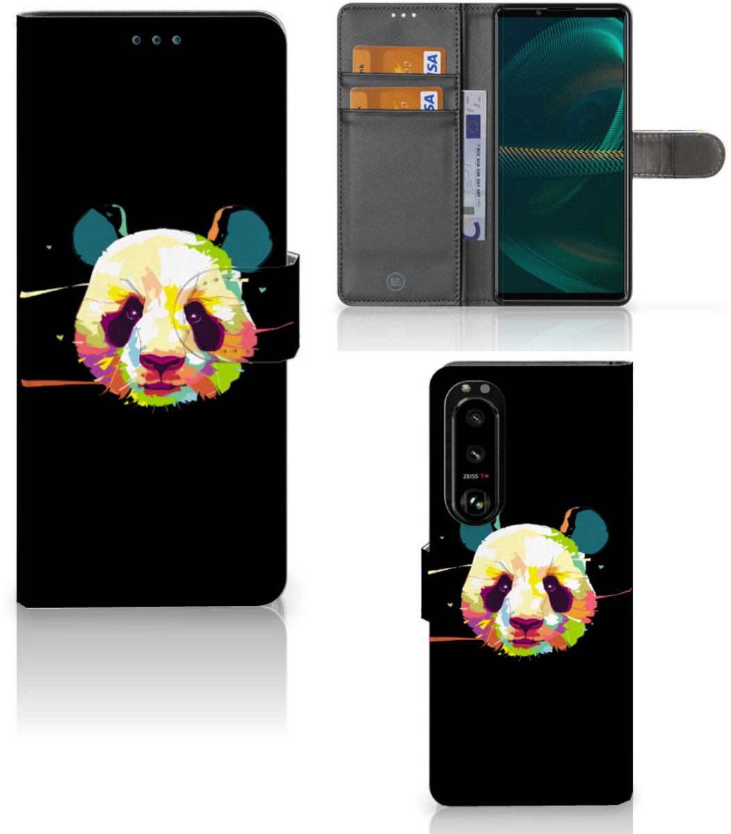 Sony Xperia 5III Leuk Hoesje Panda Color