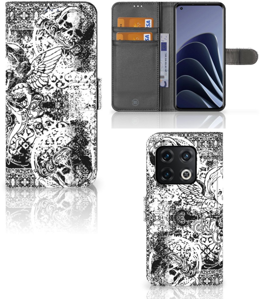 Telefoonhoesje met Naam OnePlus 10 Pro Skulls Angel