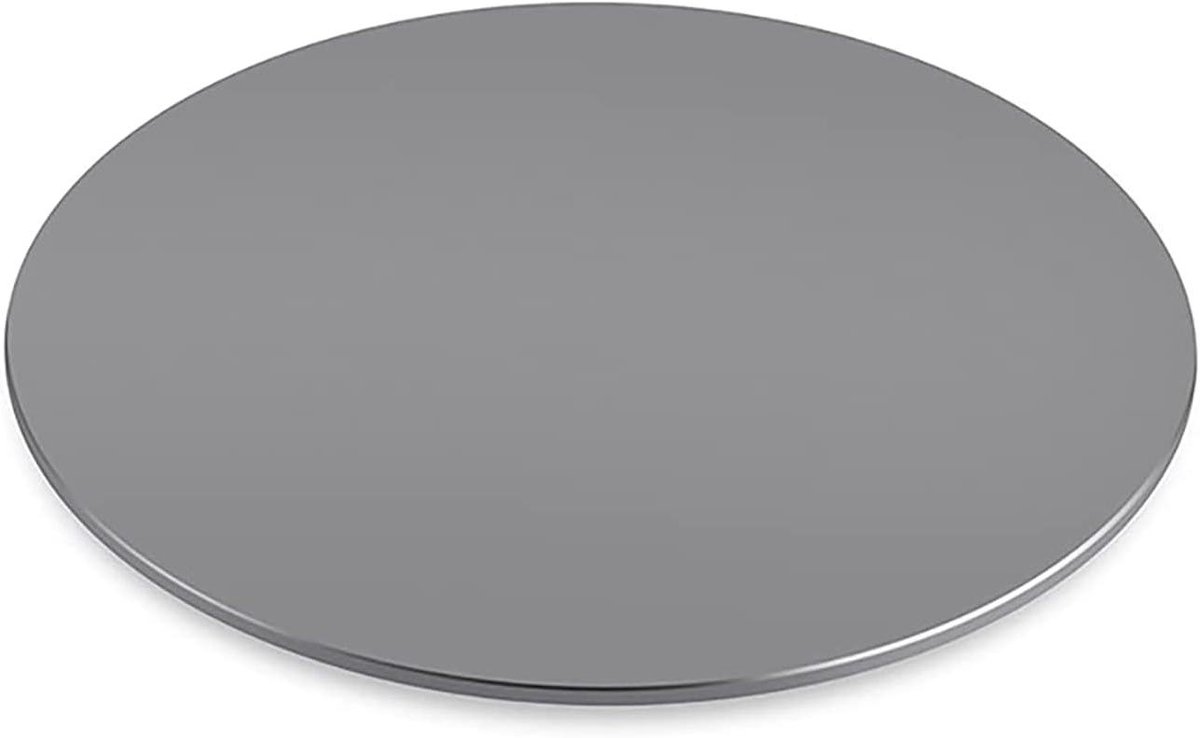 360 ° Rotatie Monitor Draaibare Base, Grijs Aluminium Computer Screen Monitor Draaitafel Stand Flat Panel TV Roterende Swivel Base Mat voor iMac, Laptop, Potplanten, Kunst & Ambacht en meer