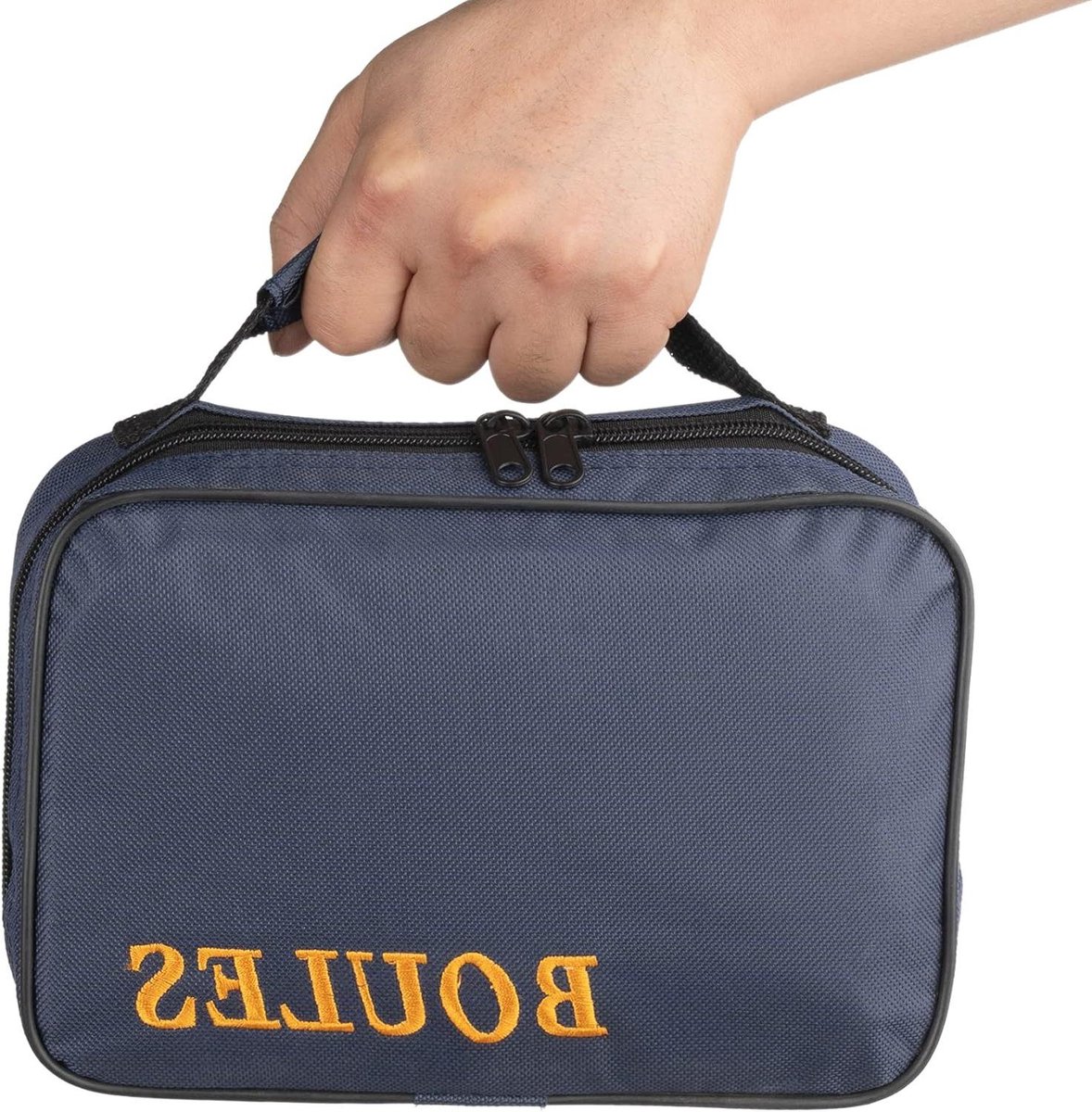 Bouletas voor Jeu-de-Boules - Ballentas Petanque - Spel Beschermen - Waterdicht Ademend Scheurbestendig - 8 boules - Blauw