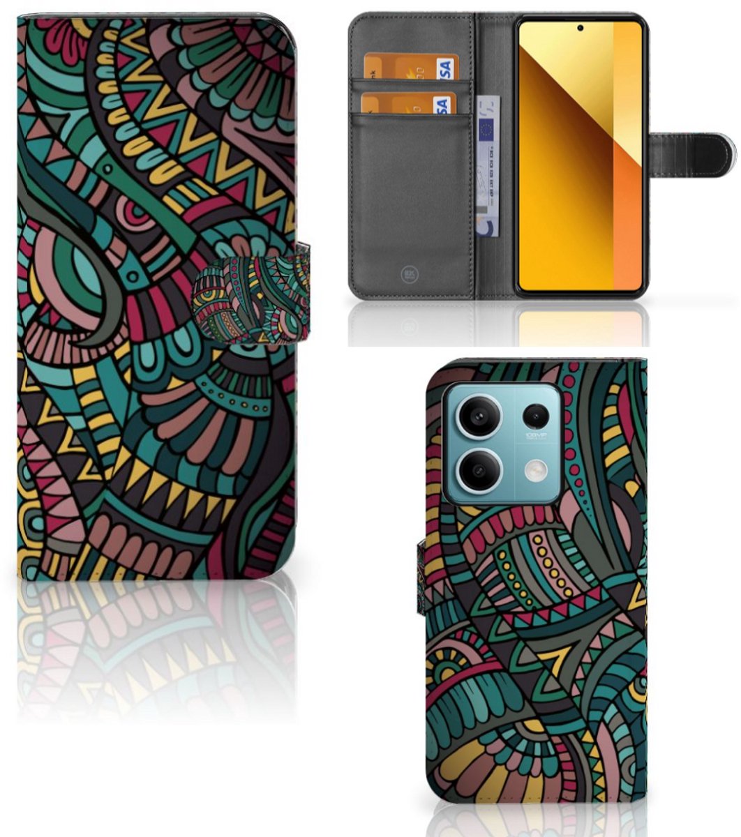 Xiaomi Redmi Note 13 5G Telefoon Hoesje Aztec