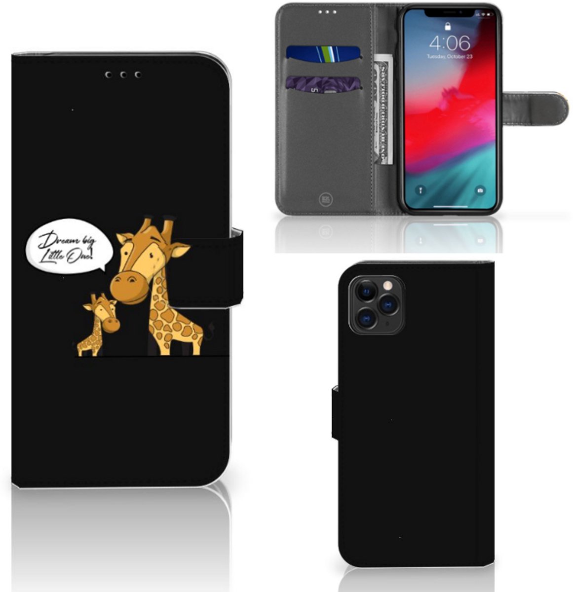 Apple iPhone 11 Pro Max Leuk Hoesje Giraffe