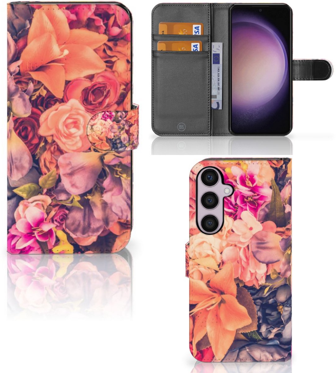 Samsung Galaxy S24 Plus Hoesje Bosje Bloemen