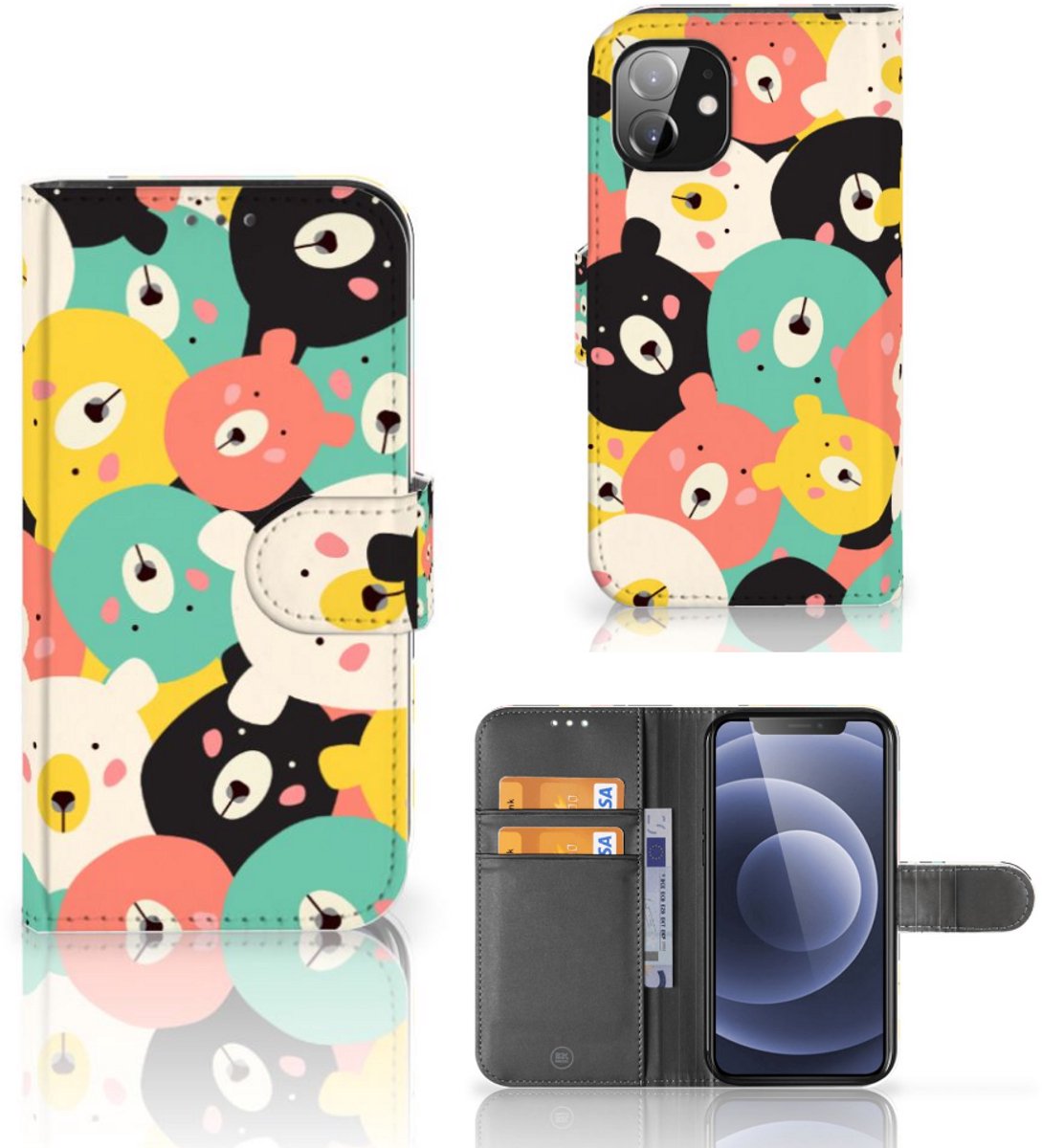 Apple iPhone 12 Mini Leuk Hoesje Bears
