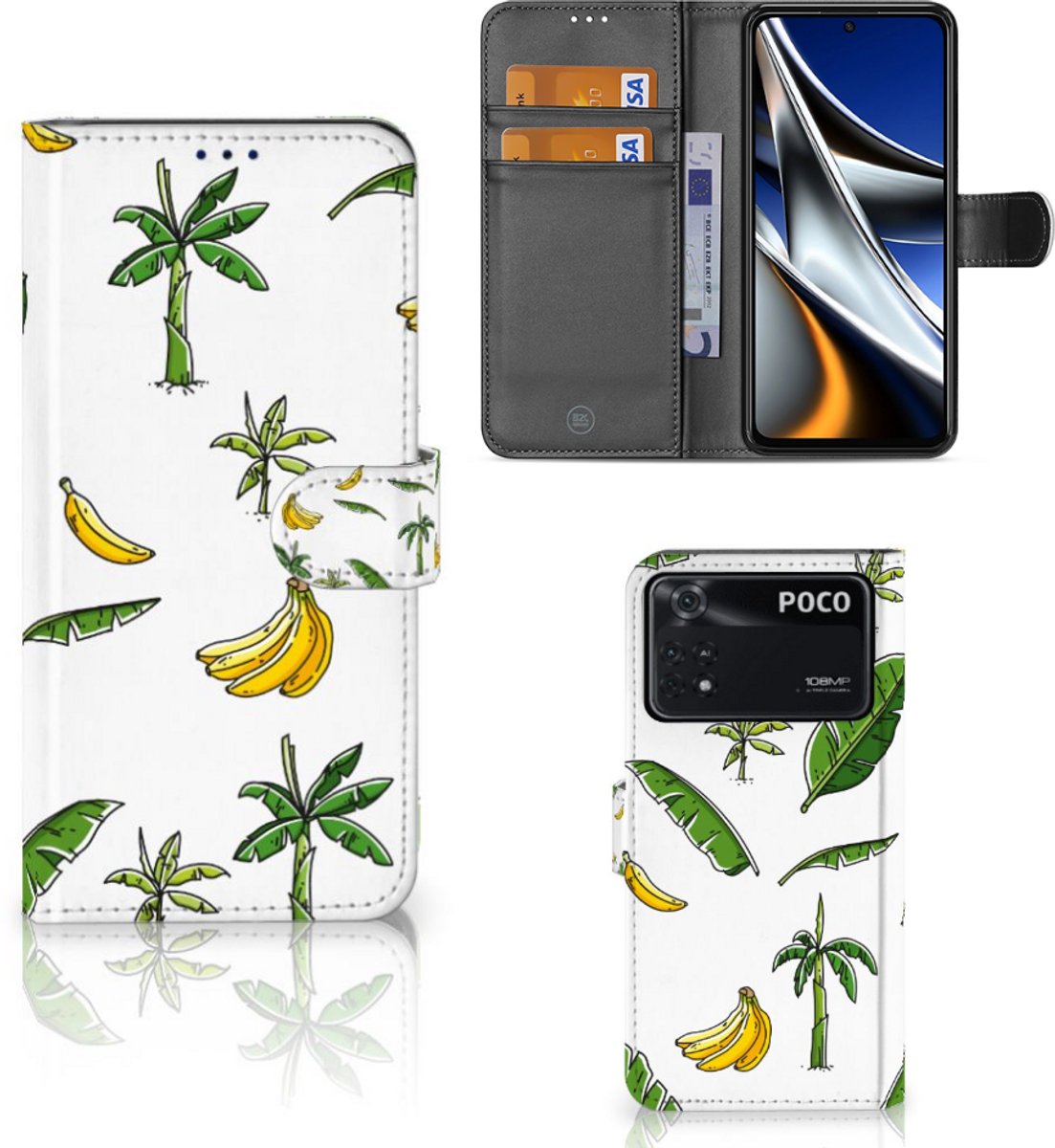 Xiaomi Poco X4 Pro 5G Hoesje Banana Tree