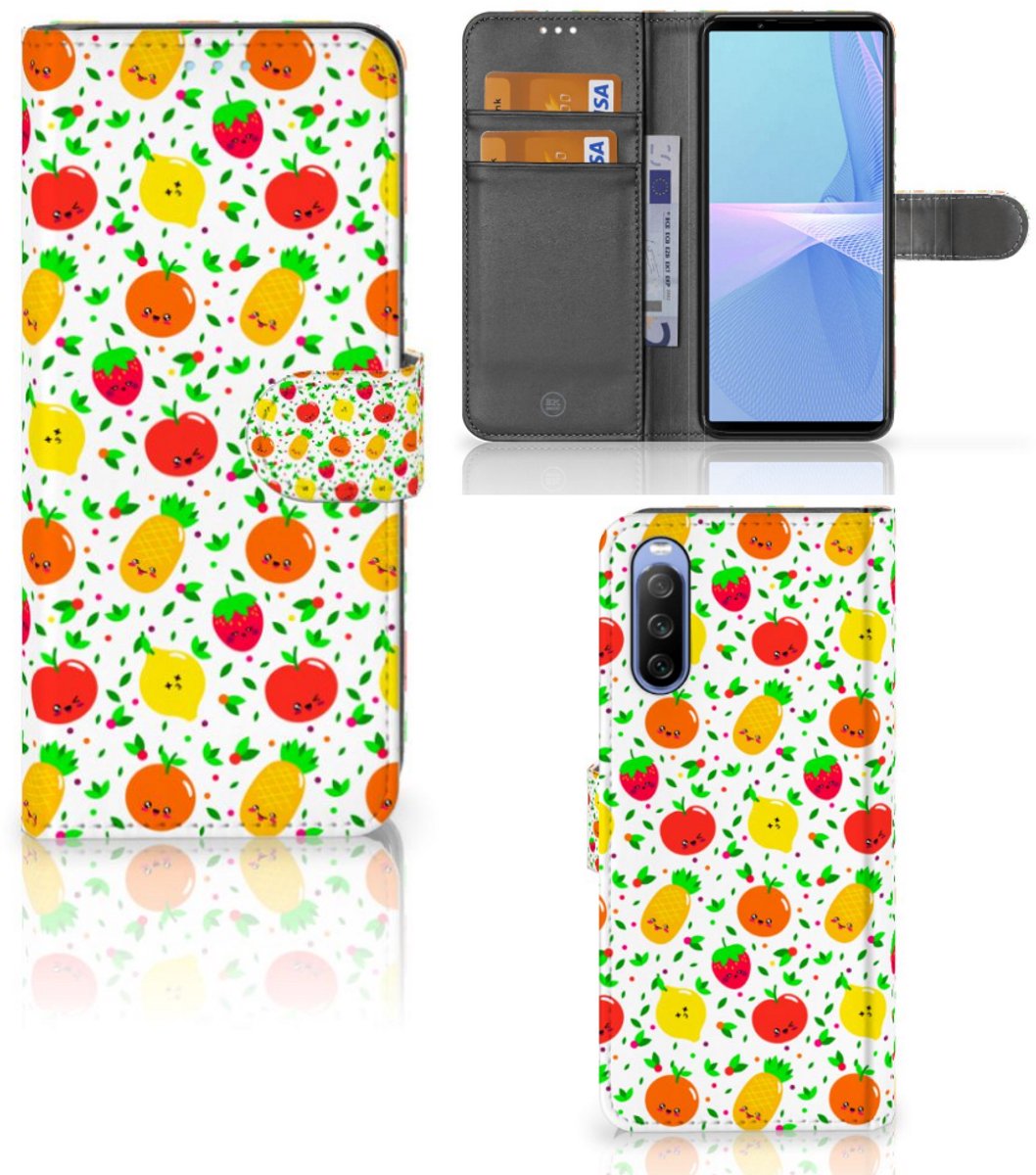 Sony Xperia 10 III Book Cover Fruits