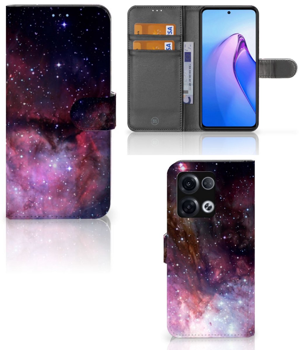 Book Case voor OPPO Reno8 Pro Galaxy