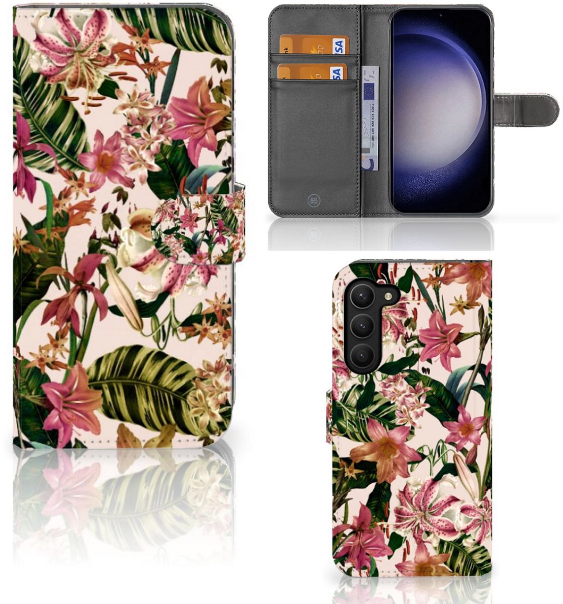 Samsung Galaxy S23 Plus Hoesje Flowers