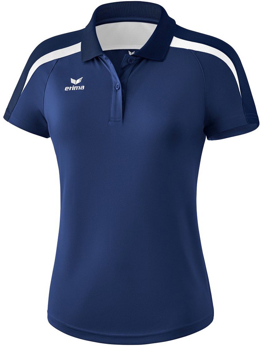 Erima Liga 2.0 Polo Dames - New Navy / Donker Navy / Wit | Maat: 36