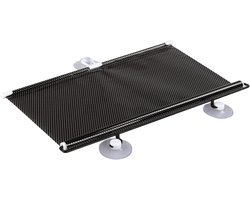 Verduisterend Rolgordijn - Zonnescherm Raamgordijn - Privacy en Zonwering - Zonder Boren Zuignappen - 58x125cm - Zwart