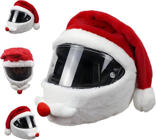 Luxe Pluche Motorhelm Cover met Cartoon Ontwerp - Schattige Bescherming tegen Stof, Krassen en Stoten voor Buitenactiviteiten, Persoonlijke Helmaccessoires