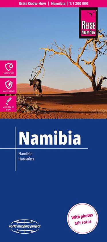 Reise Know-How Wegenkaart Namibia (1:1.200.000)