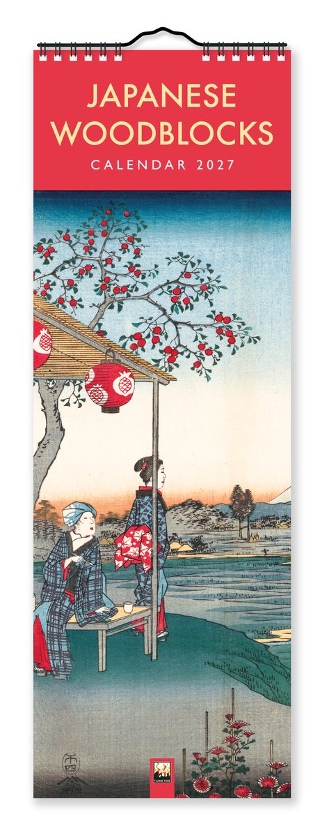 Japanese Woodblocks Slimline Kalender 2027
