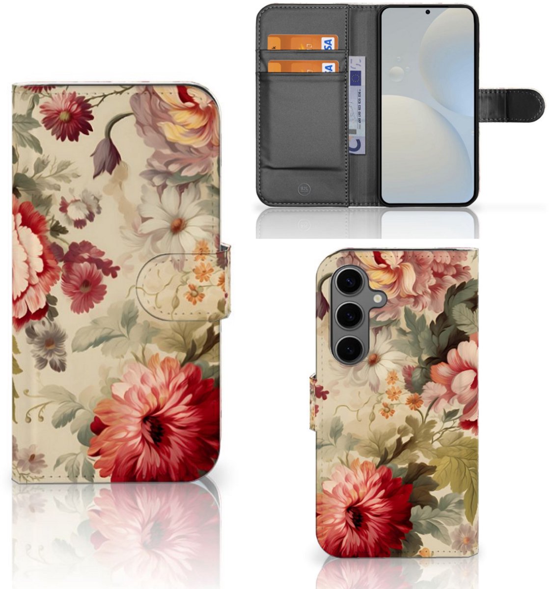 Hoesje voor Samsung Galaxy S25 Bloemen