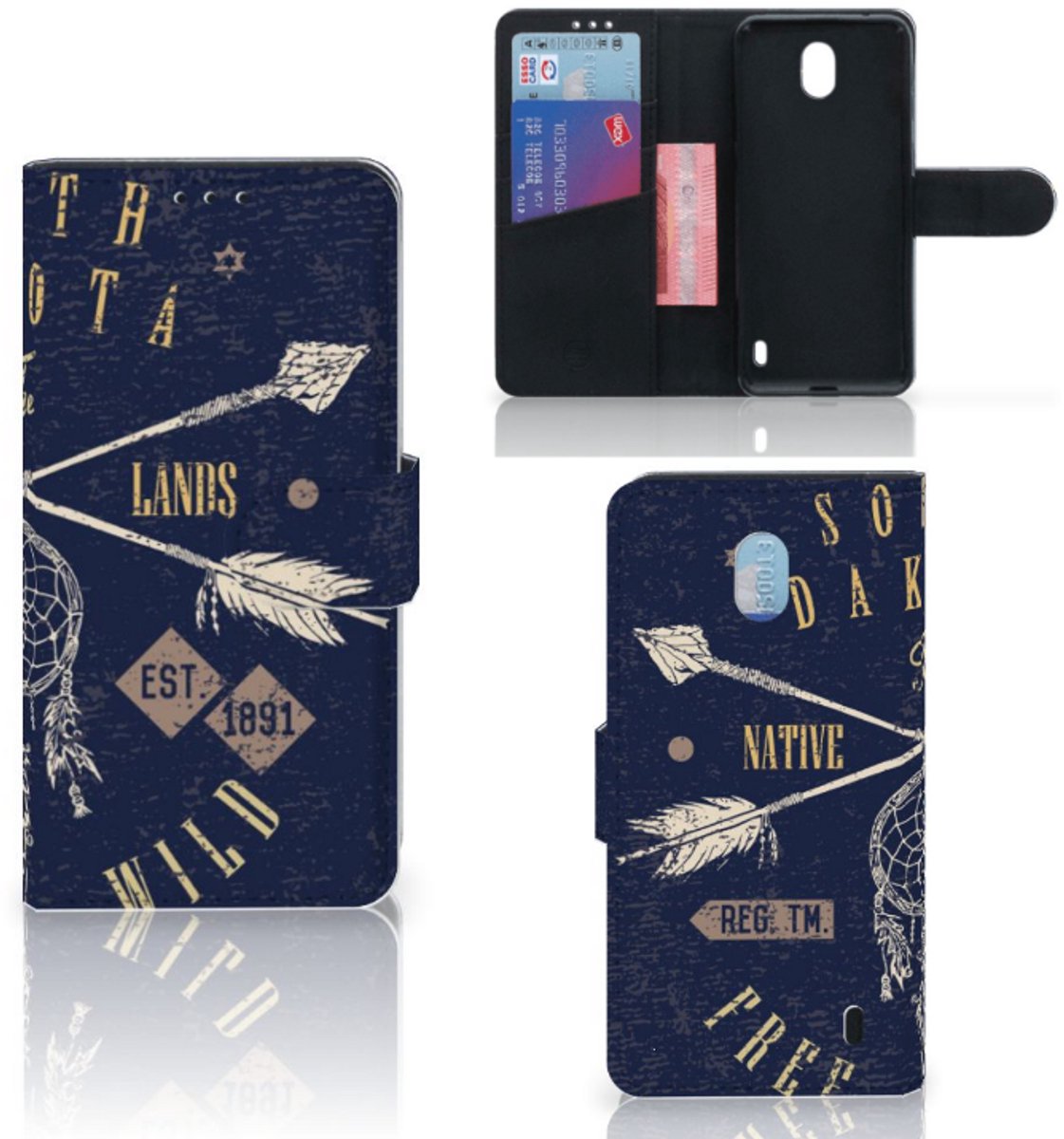 Nokia 1 Plus Flip Cover South Dakota