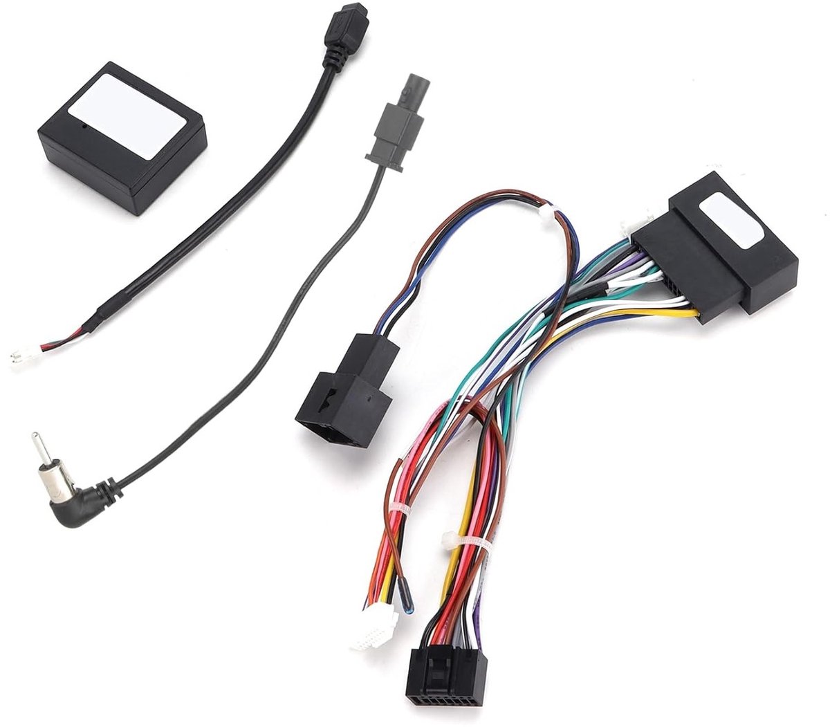 16-Pin ABS Rubber Audiokabels Adapter voor Auto Stereo met Canbus Box Vervanging voor Focus en Mondeo - Eenvoudige Installatie en Betrouwbare Verbinding