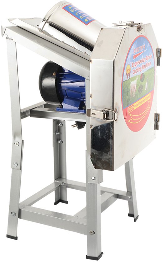 DIMICO - Elektrische Voersnijder 220V - Grasversnipperaar met 8 Messen en RVS Behuizing voor Veevoer en Groenten - Voermachine Vee - Voor Boeren en Veehouders van Dimico — afbeelding 4