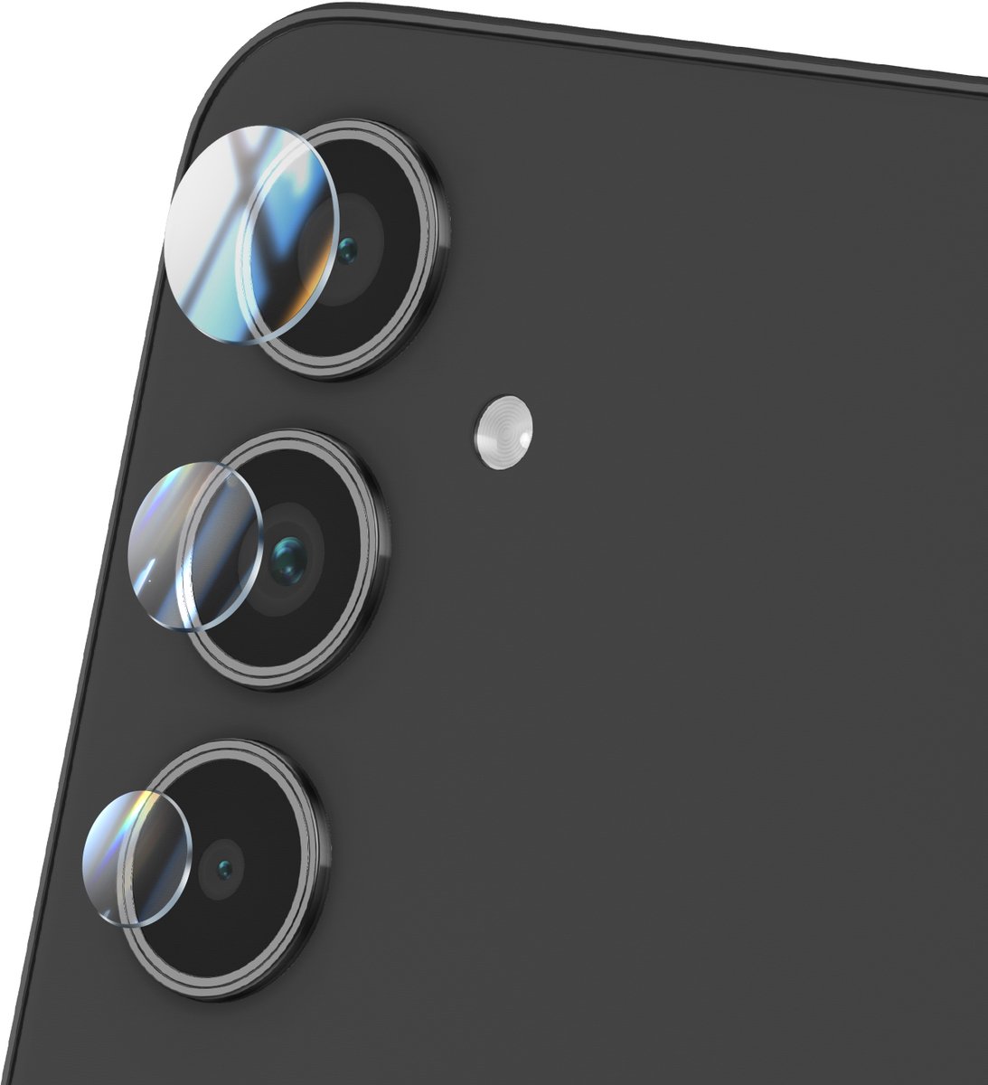 Bestsuit, Camerabescherming Geschikt voor Samsung Galaxy A37 Hybride Ultra-Resistent, Transparant