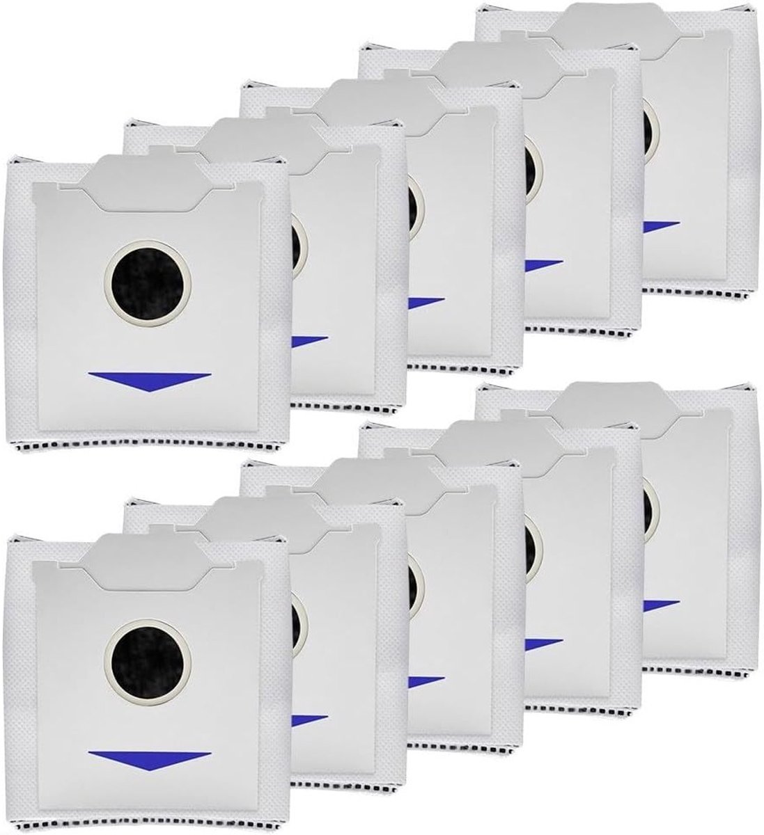 Vervangende Stofzakken voor Robotstofzuiger - Geschikt voor Ecovacs DEEBOT N30 - 10 Stuks, Accessoires voor Efficiënte Stofzuiging en Onderhoud