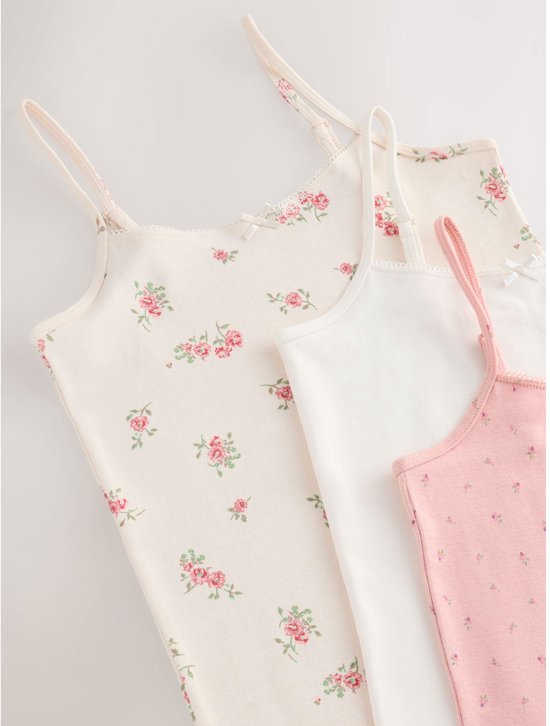 Next - Meisjes - Set van 3 hemdjes - Roze