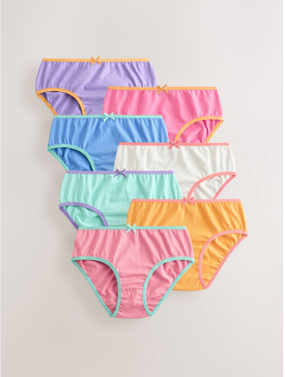 Next - Meisjes - Set van 7 slips - Oranje