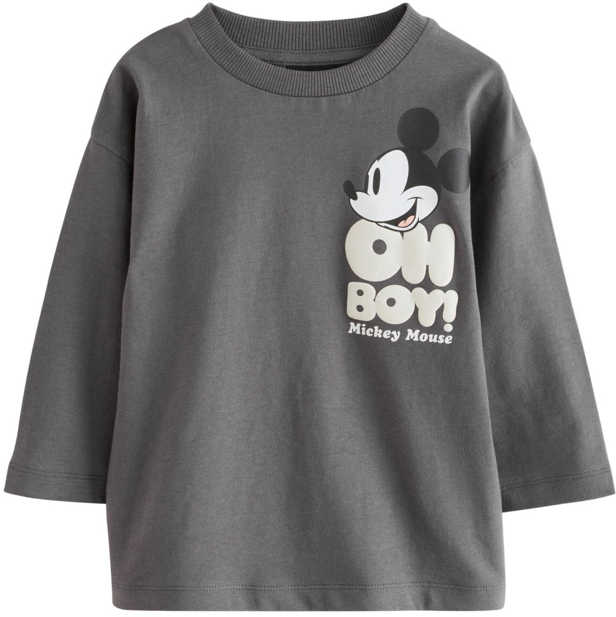 Next - Jongens - Mickey Mouse™ T-shirt met lange mouwen - Grijs
