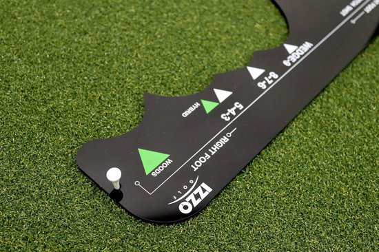 Golf Balpositie Trainer - Golf Swing Hulp - Balslag Verbeteren - Visuele Hulpmiddel - Niet gespecificeerd - Zwart van GOLF — afbeelding 5