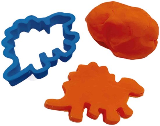 SES - Coupe- Argile - Dinos - 7 formes de dinosaures différentes - facile à nettoyer - réutilisable