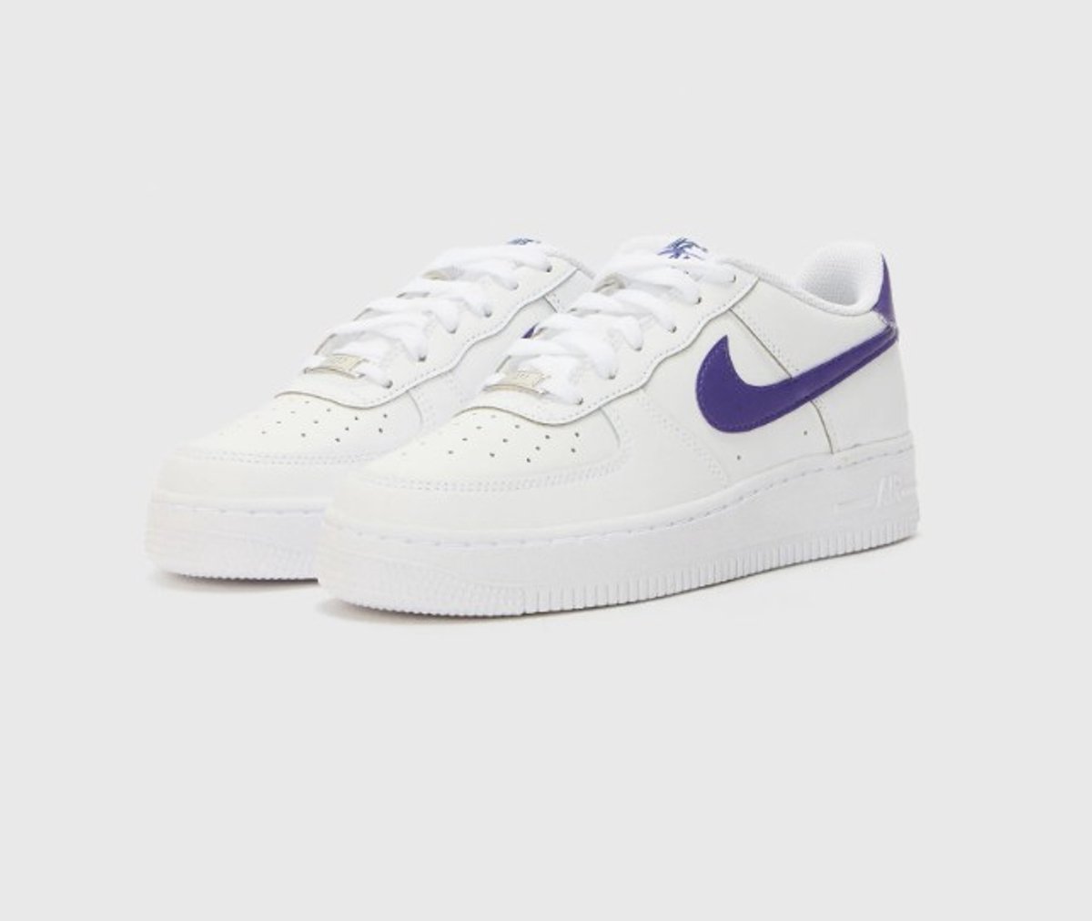 Nike Air Force 1 Low Wit - Paars