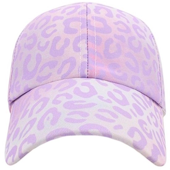 Kinder Pet - Lila Luipaard | Baseball Cap | 54 cm | Fashion Favorite