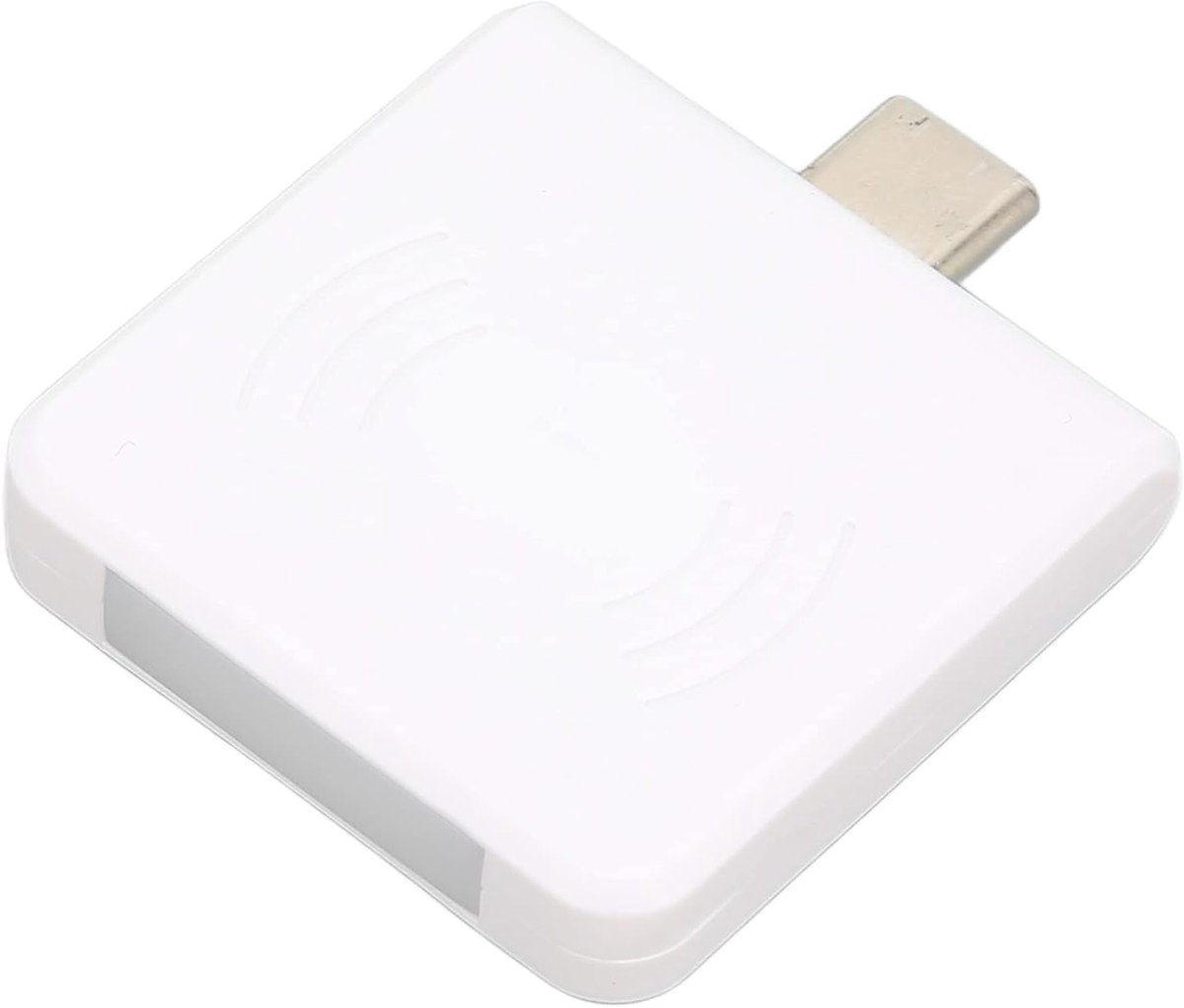 OTG Kaartlezer Type C voor Smartphones, Contactloze RFID Lezer voor ID/IC Kaarten 125Khz/13.56Mhz