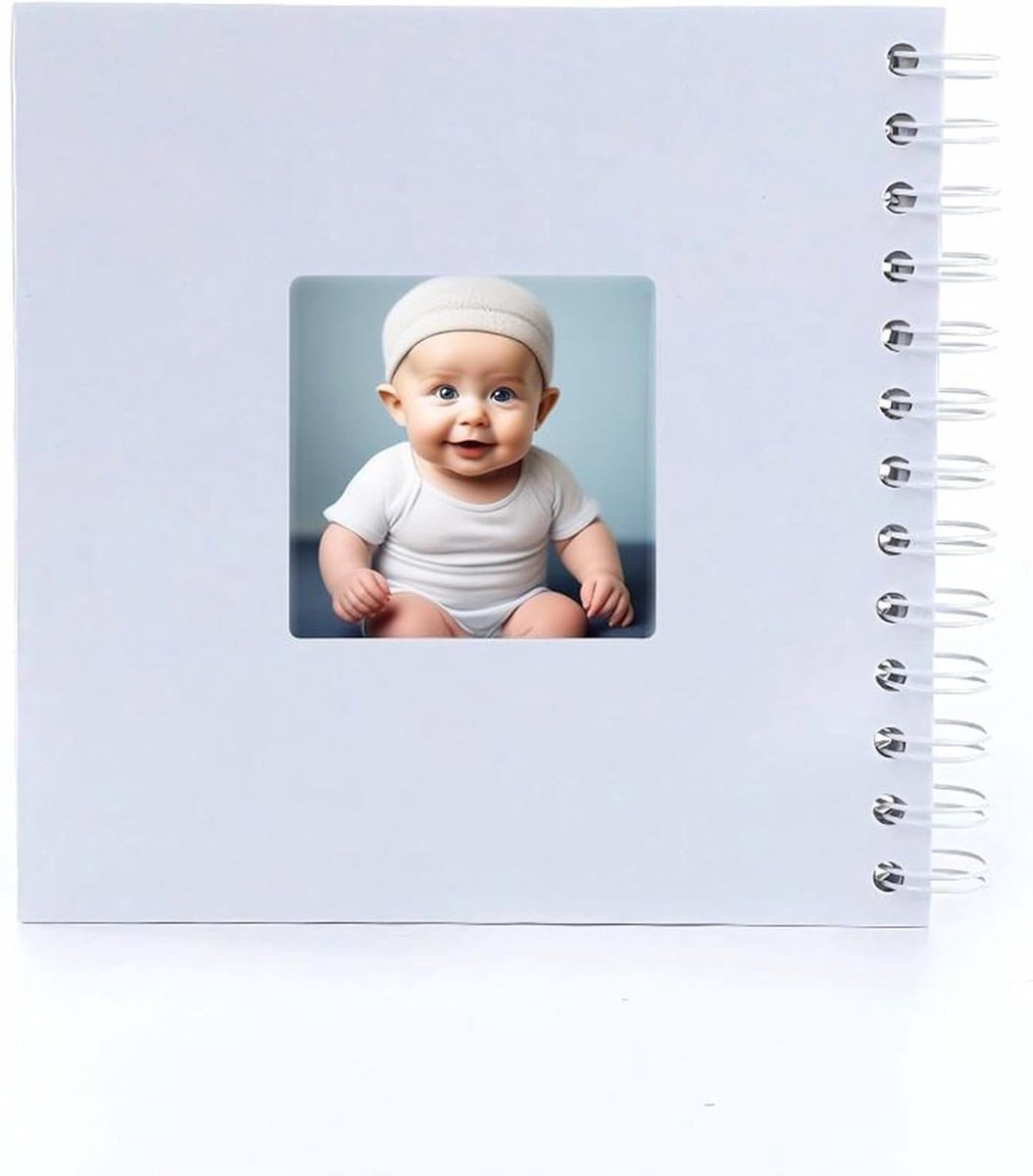 DIY Fotoalbum met 20 Pagina's - Klein Scrapbook voor Verjaardag, Afstuderen, Valentijnsdag en Huwelijksjubileum
