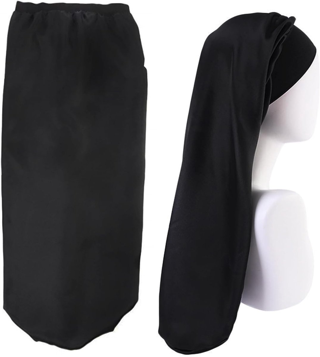 Satin Slaapmuts voor Lang Haar, Ideaal voor Krullend Haar, Zacht en Comfortabel, Bescherming tijdens het Slapen