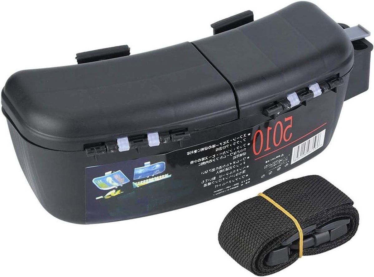 Draagbare multifunctionele visgerei organizer tas voor aas, haken en kunstaas met meerdere vakken