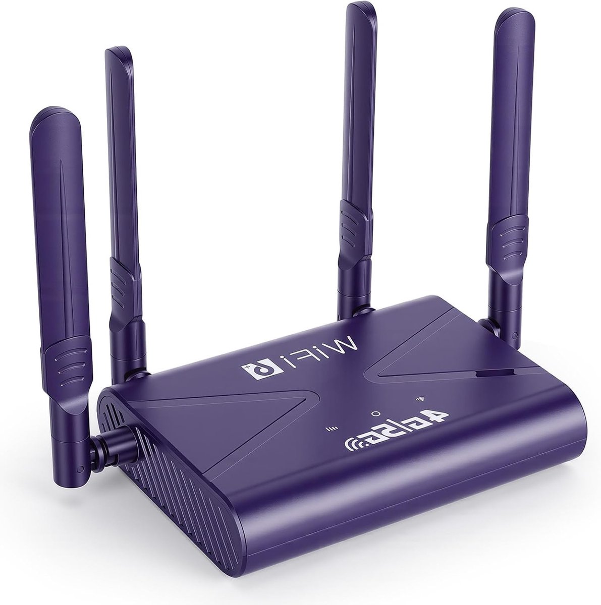 4G Wireless Router met LTE WiFi tot 300Mbps, 4 Antennes voor 32 Apparaten, Snelheid tot 150Mbit/s voor Smartphone, Tablet en Laptop